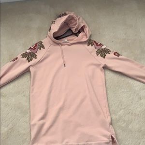 Extra long Hooded sweatshirt